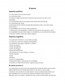 El internet. Aspectos positivos y negativos