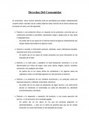 Derechos del Consumidor ante las actividades que realizar cotidianamente