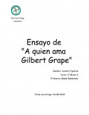 Ensayo "A quien ama Gilbert Grape"