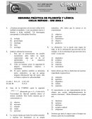 Práctica de Filosofía y Lógica