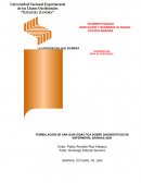 FORMULACIÓN DE UNA GUÍA DIDÁCTICA SOBRE DIAGNÓSTICOS DE ENFERMERÍA, BARINAS 2008