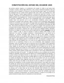 CUAL ES LA CONSTITUCIÓN DEL ESTADO DEL ECUADOR 1830