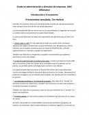 Grado en administración y dirección de empresas. URJC (Móstoles)