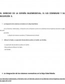 EL DERECHO DE LA ESPAÑA BAJOMEDIEVAL. EL IUS COMMUNE Y SU RECEPCIÓN