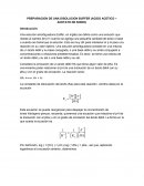 PREPARACION DE UNA DISOLUCION BUFFER (ACIDO ACETICO – ACETATO DE SODIO)
