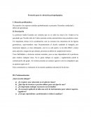 Protocolo para la valoración psicopedagógica.