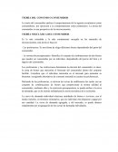 TEORÍA DEL CONSUMO O CONSUMIDOR