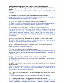 Banco de preguntas Seguridad Pública – Personal de Ejecución. Página 1