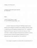 Cuenta de cobro e informe de actividades