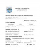 PROTOCOLO DE TESIS DE LA LICENCIATURA EN ADMINISTRACIÓN