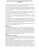 Análisis comparativo de la Constitución política de Perú (1979-1993)