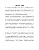 Una Mujer Audaz. En esta película vemos reflejado mucho de lo que vemos en esta carrera