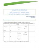 Diseño de experimentos y análisis de varianza.ESTADÍSTICA APLICADA A LOS NEGOCIOS