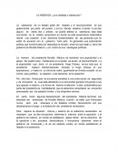 LA AMENAZA, ¿una realidad o distracción?