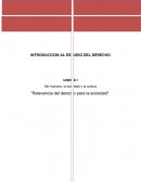 Relevancia del estudio del derecho para la sociedad