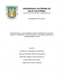 ¿Qué progreso tiene en terminos de salario, empleo y desempleo la aplicación de la reforma laboral en Tijuana desde el 2012?