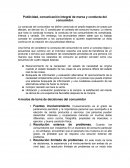 Publicidad, comunicación integral de marca y conducta del consumidor.