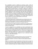 En la actualidad se sufre un problema que involucra a todos
