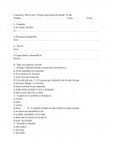 Evaluación Plan Lector “El lugar más bonito del mundo” 4º año