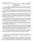 Tendencias de la administración: Ensayo de las teorías administrativas