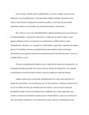 Globalización, así como su impacto que tiene en la educación