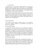 La contaminación del medioambio