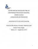 EJEMPLO DE “EDUCACIÓN SEXUAL EN NIVEL PREESCOLAR”