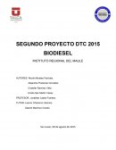 Resumen BIODIESEL