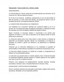 Ejemplo de la Pedagogía y educación de la revolucion