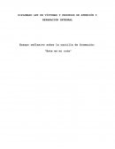 Ensayo reflexiovo cartilla "esta es mi ruta"