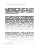 Economia y LOS ASPECTOS SOCIOCONOMICOS DE MEXICO