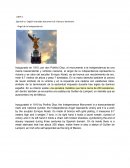 Ángel de la Independencia por don Porfirio Díaz