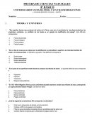 PRUEBA DE CIENCIAS NATURALES 8° BÁSICO