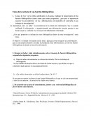 Tarea de la semana: Las fuentes bibliográficas