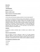 BIOLOGIA I Actividad “INTEGRADORA”