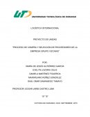 PROCESO DE COMPRA Y SELECCIÓN DE PROVEEDORES DE LA EMPRESA GRUPO VIZCAINO