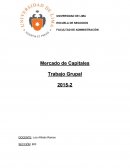 Rabajo Grupal: Mercado de capitales