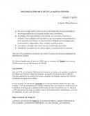 ORGANIZACIÓN MILITAR DE LA NUEVA ESPAÑA