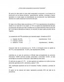 ¿Cómo está compuesta la economía Colombia?