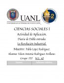 Actividad de Aplicación. Diario de Doble entrada. La Revolución Industrial