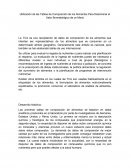 Utilización de las Tablas de Composición de los Alimentos Para Determinar el Valor Bromatológico de un Menú