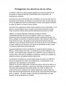 Protegiendo los derechos de los niños