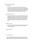 Posición competitiva de la empresa Tony’s Café