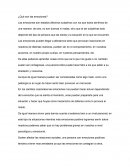 ¿Qué son las emociones?