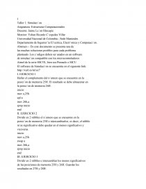 Programación en lenguaje esamblador. Página 1