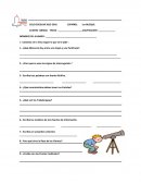 Examen de españo cuato grado