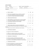 Modelo de lista de chequeo taller de carpintería