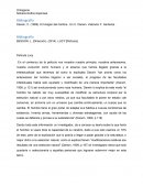 Ensayo de película de Lucy