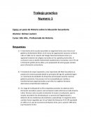 Tema: un poco de Historia sobre la Educación Secundaria.