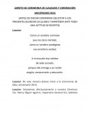 Libreto de ceremonia de celebración del Día de la Chilenidad